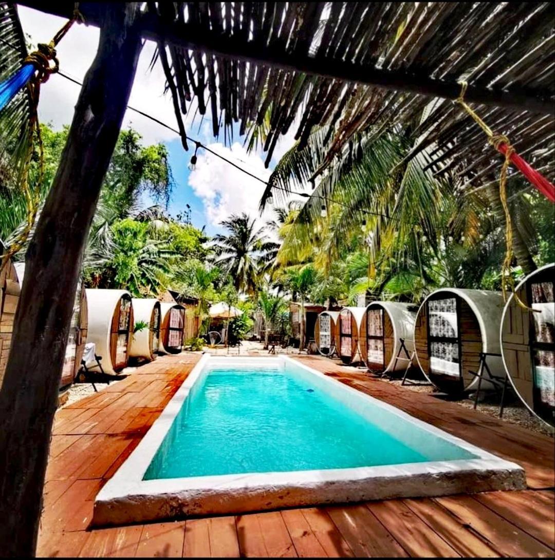 Kulu Tubohostel Bacalar Exteriör bild