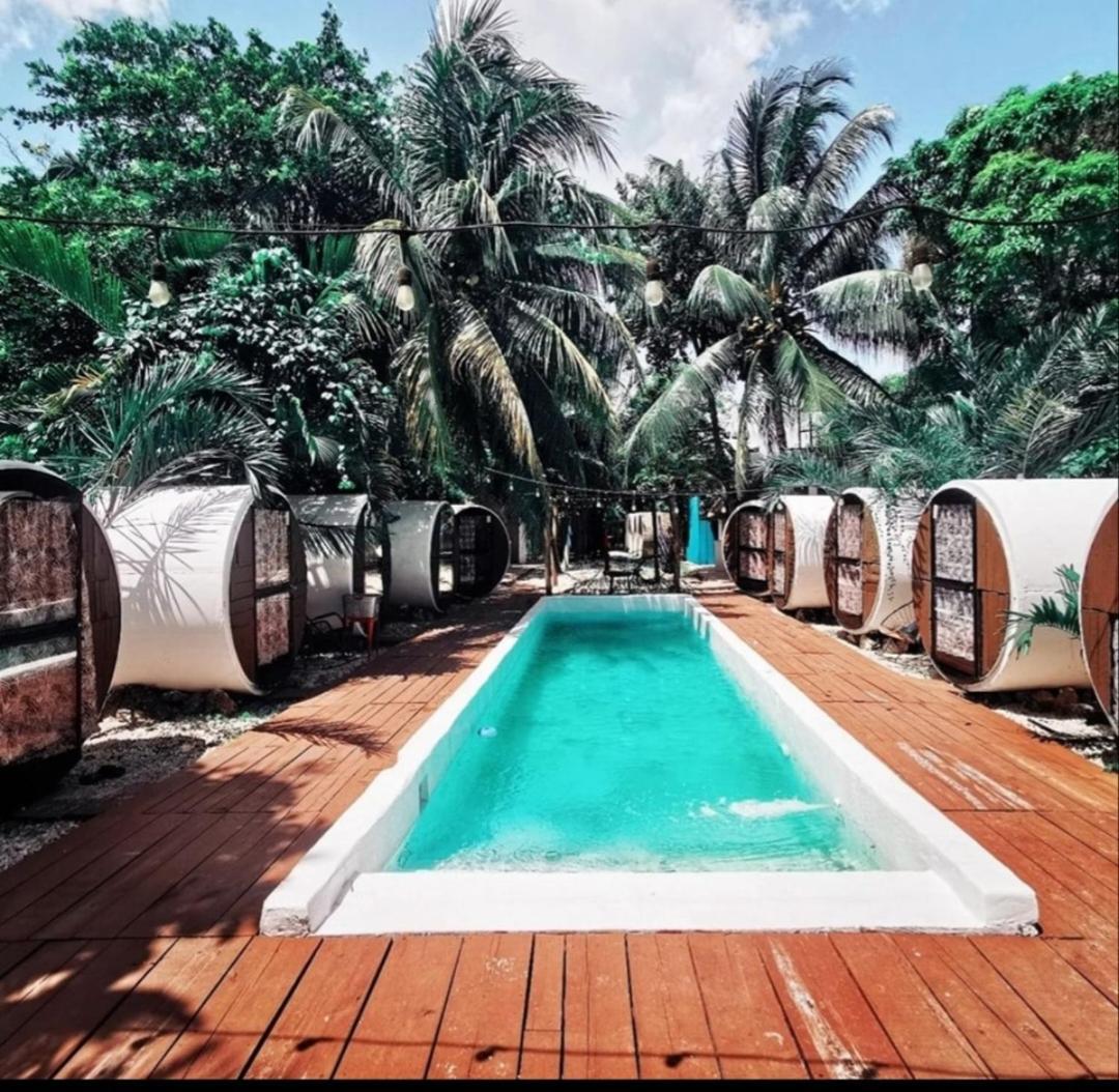 Kulu Tubohostel Bacalar Exteriör bild